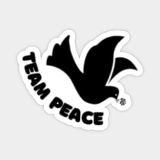 Team Peace By Abby Anime(c) Magnet