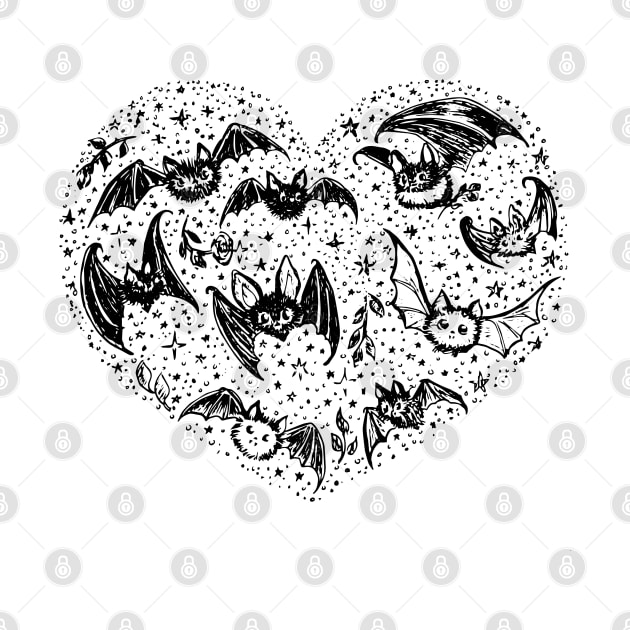 Happy Valentine's Day - My Spooky is My Valentine Heart Drawing by KingMaster