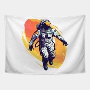 Colorful Astronaut in Space #6 Tapestry