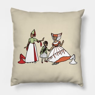 Alice in the Queens' Garden Pillow