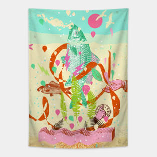 OCEAN TIME Tapestry