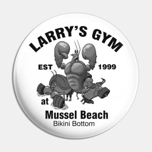 Larry's Gym At Mussel Beach Pin