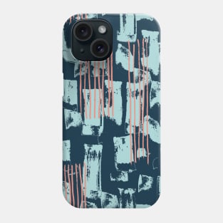 Navy Handmade Stripes Phone Case