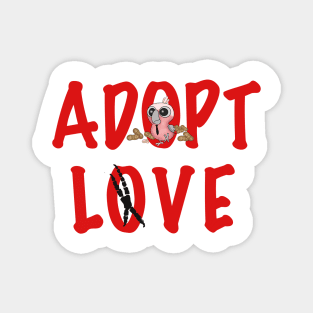 Adopt Love! - Mr. BoBae, the Galah Cockatoo! Magnet