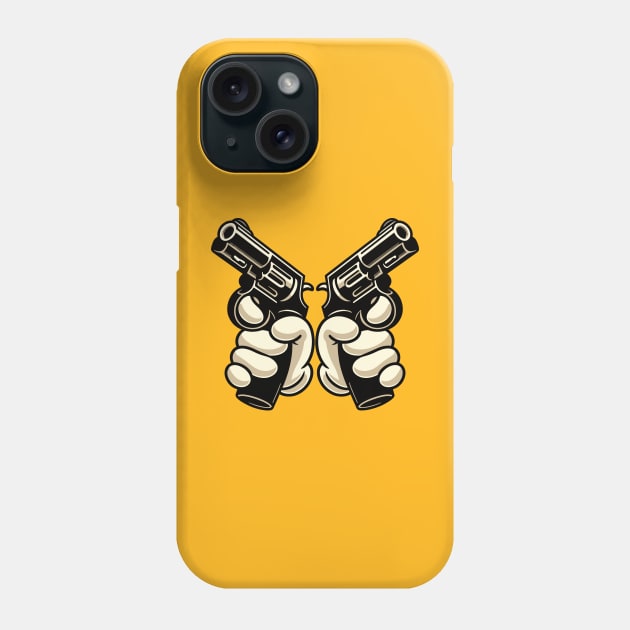 Toon Revolvers Phone Case by Woah_Jonny