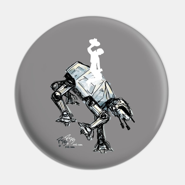 PLANET HØTH, LET 'ER BUCK (whiteout) Pin by Yeti Ink ~ Yeti307