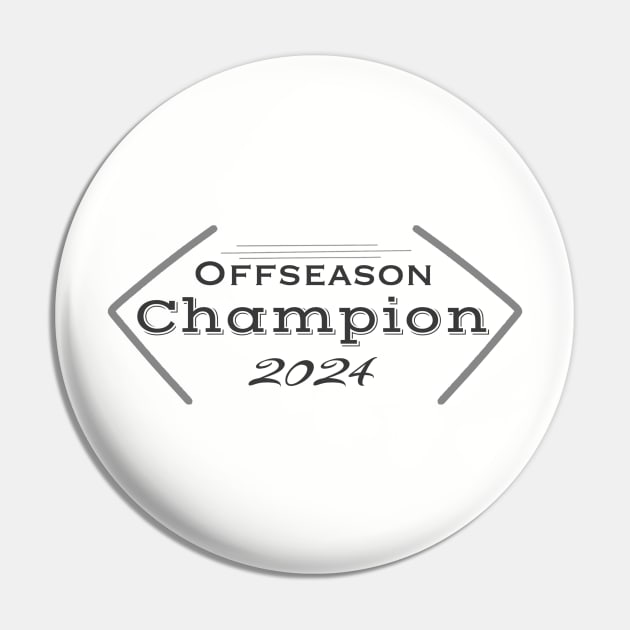 Offseason Champion Pin by BKArtwork