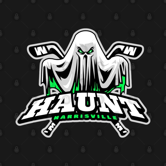 Harrisville Haunt Hockey by Mutha_Puckin_Logos