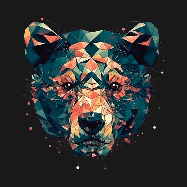 Abstract bear by GreenMary Design