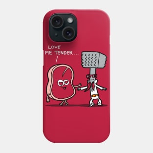 Love Me Tenderizer Funny Cute Relationship Romantic Vintage Retro Funny Valentine Gift Phone Case