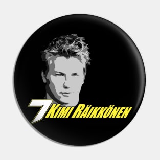 Kimi Raikkonen 7 Face Pin