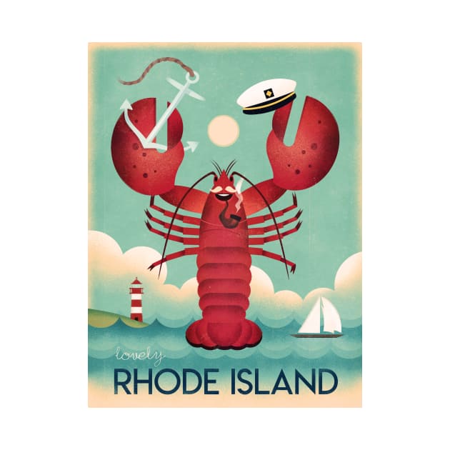 Rhode Island by WickIllustration