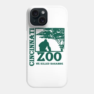 Cincinnati Zoo logo killed Harambe Phone Case