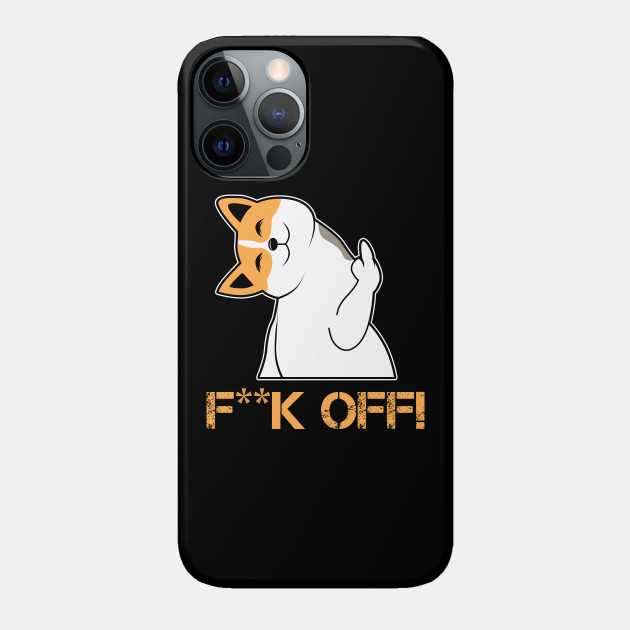 Cat Middle Finger - Cat Middle Finger Gift - Phone Case