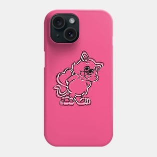 fany cat art Design. Phone Case