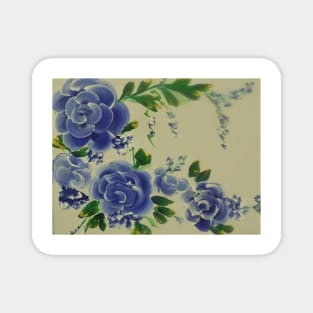 Blue Roses Magnet