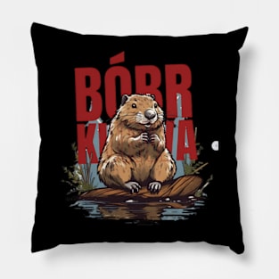 Bobr Ku amp Bober Bobr Beaver Boberek Pillow