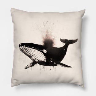 Inkback Whale Pillow