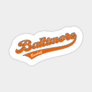 Baltimore Baseball Magnet