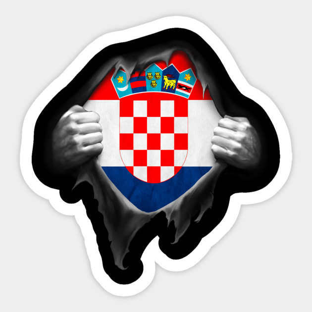 Croatia Flag Proud Croat Croatia Flag Sticker Teepublic