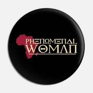 'African Phenomenal Woman' Cool Phenomenal Woman Gift Pin