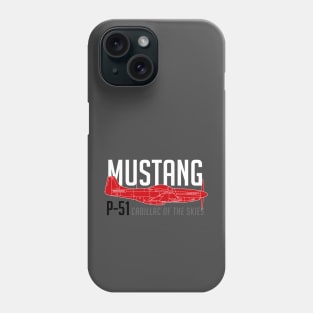 P-51 Mustang Legacy: Cadillac of the Skies Phone Case