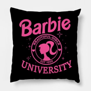 Barbie University Pillow