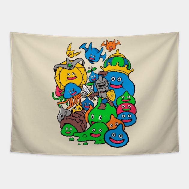 Slime Family Tapestry by AdamWorks
