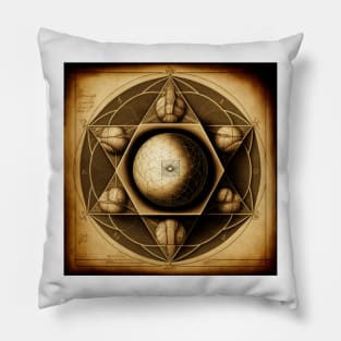 Earth as DaVinci Pillow