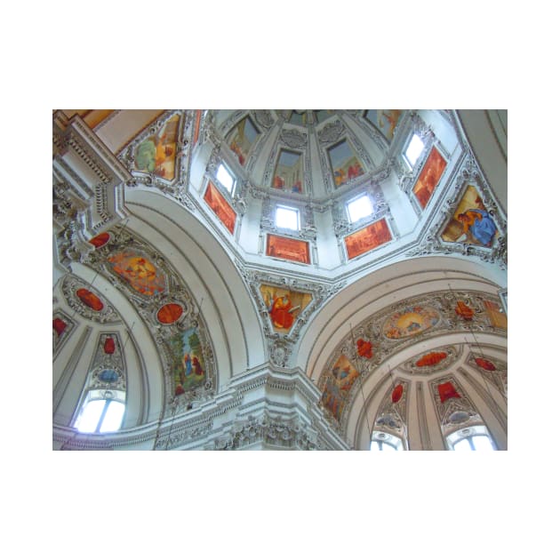 Dome and Arches, Salzburg Cathedral by BrianPShaw