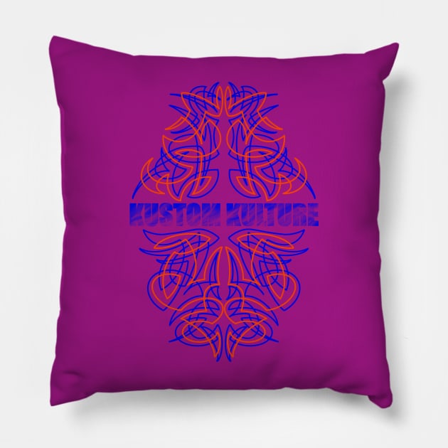 Kustom kulture Pillow by KeegansKolourStudio