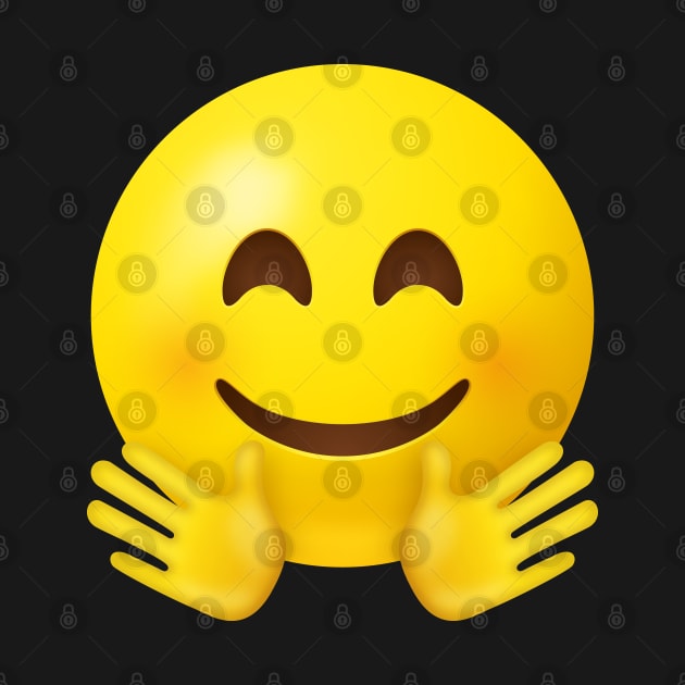 Hugging emoji face by Vilmos Varga