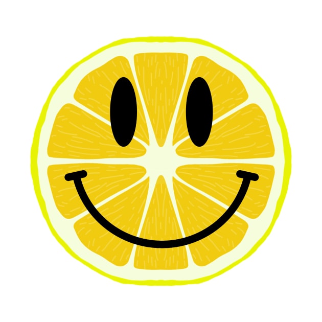 Smiley face lemon by Cute Tees Kawaii