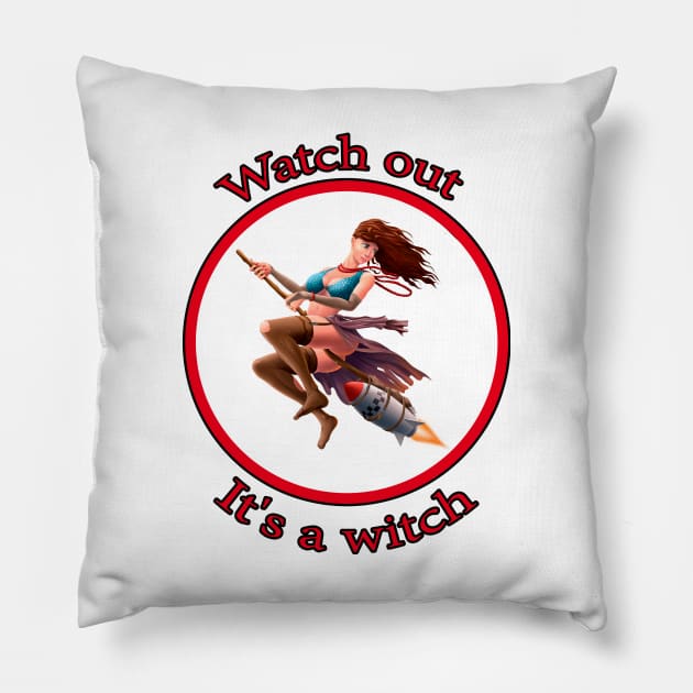 Witch Pillow by Ramiros