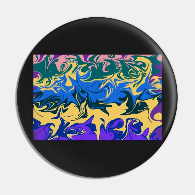 Hurricane, color storm in blue, purple and yellow Pin by KINKDesign