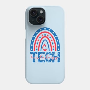 Patriotic Histology Tech Funny Histology Technician 4th Of July Apparel Phone Case