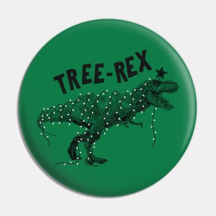 Tree-Rex Dinosaur Christmas Pin