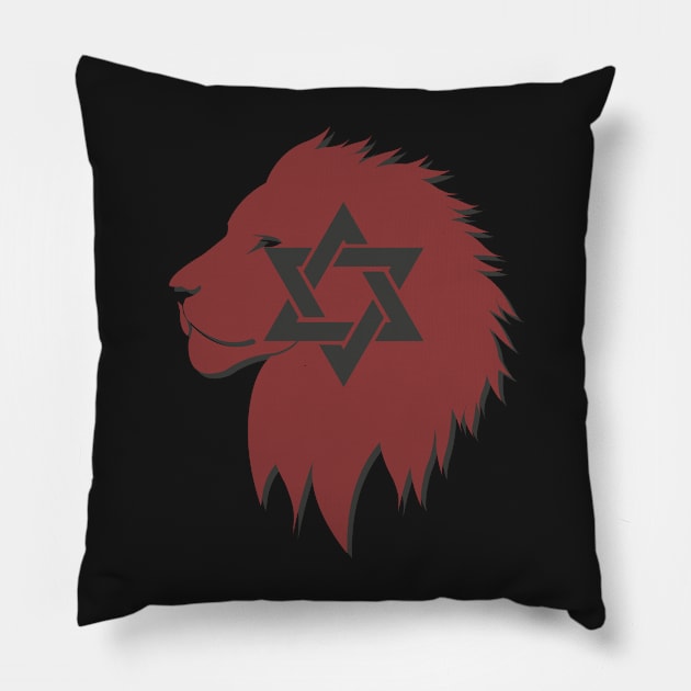 Lion of Juda Pillow by Skull-blades