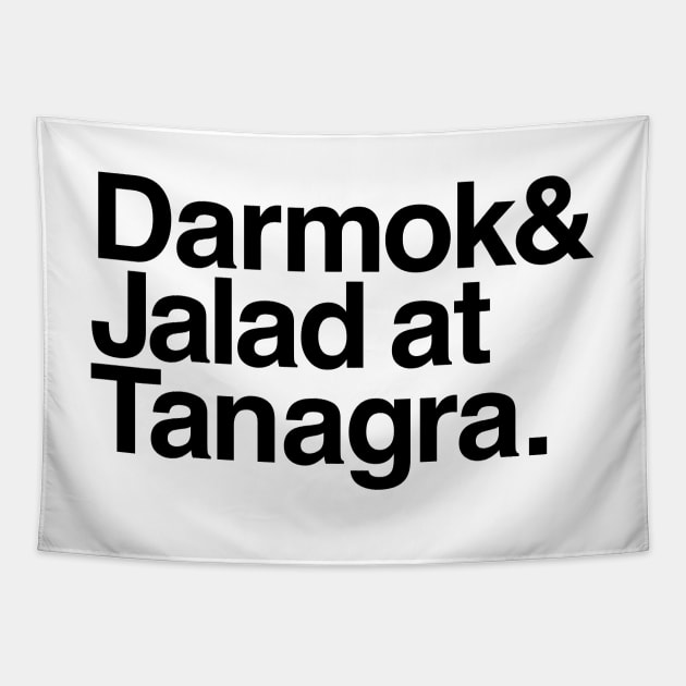 Darmok and Jalad at Tanagra. Tapestry by nerdfelt