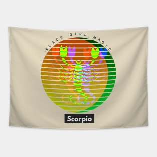 SCORPIO Black Girl Magic (zodiac sign) Tapestry