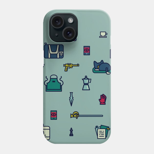 P5 kit pattern Phone Case by OkiComa