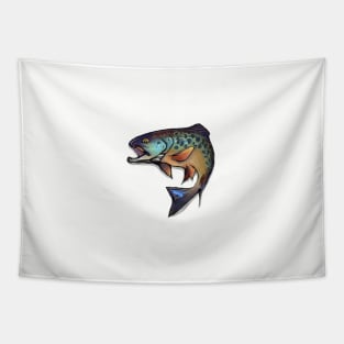 Jumping Trout Tapestry