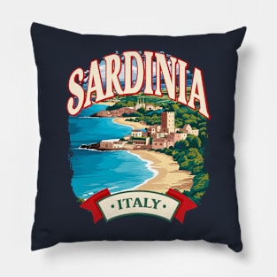 Sardinia Italy Pillow