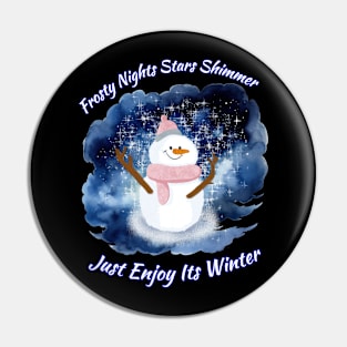 Snowman Winter Wonderland Pin