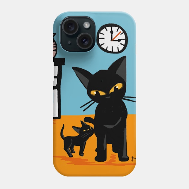 With a little boy Phone Case by BATKEI