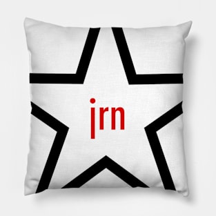 White Star JRN Logo Pillow