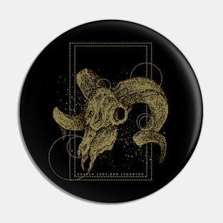 New GOD, Illustration dark rock Pin