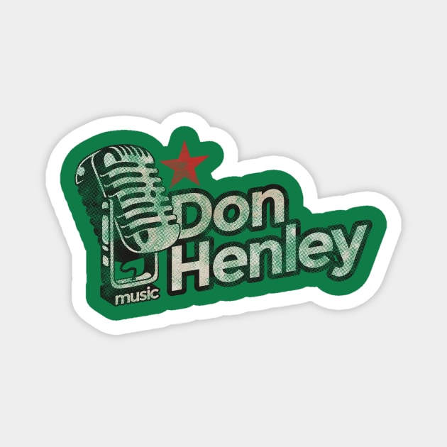 Don Henley Vintage Magnet by G-THE BOX