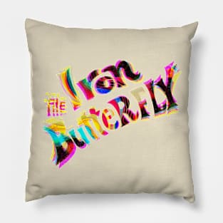 iron butterfly psychedelic graphic Pillow