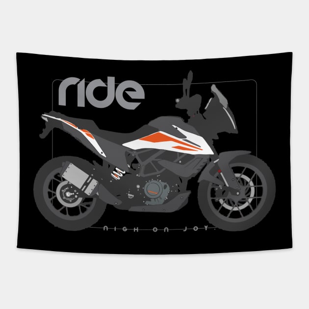 Ride 390 adv white Tapestry by NighOnJoy